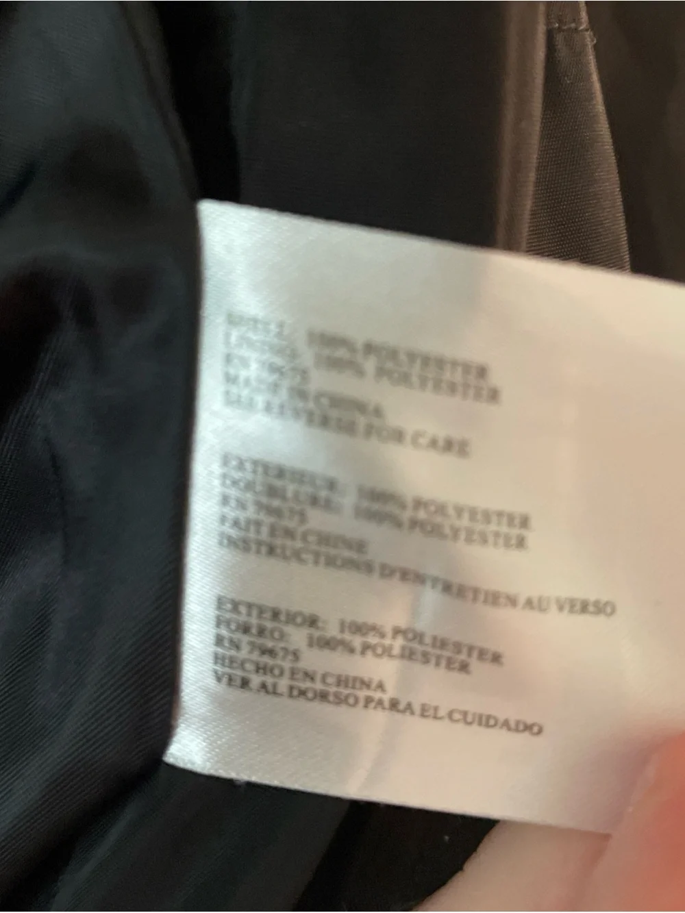 Michael Kors Black Hooded Utility Jacket XS